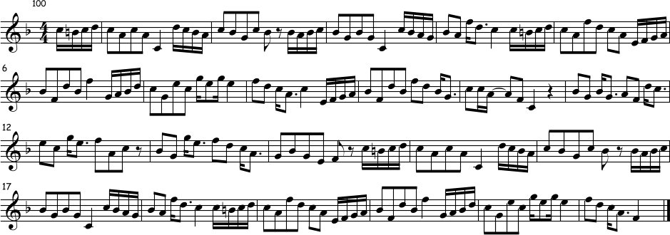 & b 4 4 œ œ n œ œ œ œ œ œ œ œ œ œ œ œ œ œ œ J œ ‰ œ œ œ œ œ œ œ œ œ œ œ œ œ œ œ œ . œ œ œ œ n œ œ œ œ œ œ œ œ œ œ œ œ & b 6 œ œ œ œ œ œ œ œ œ œ œ œ œ œ œ œ œ œ œ œ . œ œ œ œ œ œ œ œ œ œ œ œ œ . œ œ œ œ œ œ œ Œ œ œ œ . œ œ œ œ . œ & b 12 œ œ œ . œ œ œ œ ‰ œ œ œ . œ œ œ œ . œ œ œ œ œ j œ ‰ œ œ n œ œ œ œ œ œ œ œ œ œ œ œ œ œ œ J œ ‰ œ œ œ œ & b 17 œ œ œ œ œ œ œ œ œ œ œ œ . œ œ œ œ n œ œ œ œ œ œ œ œ œ œ œ œ œ œ œ œ œ œ œ œ œ œ œ œ œ œ œ œ œ œ œ œ . œ œ 100
